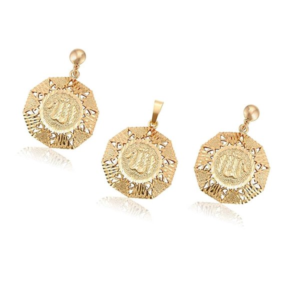 Charles Delon Pendant Earrings Jewelry Set - Picture 2 of 3